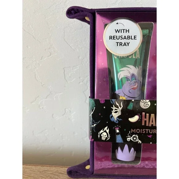 Disney Villains 4 Hand Cream Collection Set With Reusable Tray 50ml Each - Picture 2 of 6